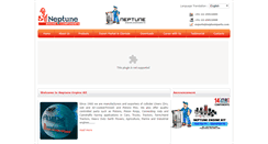 Desktop Screenshot of neptuneparts.com